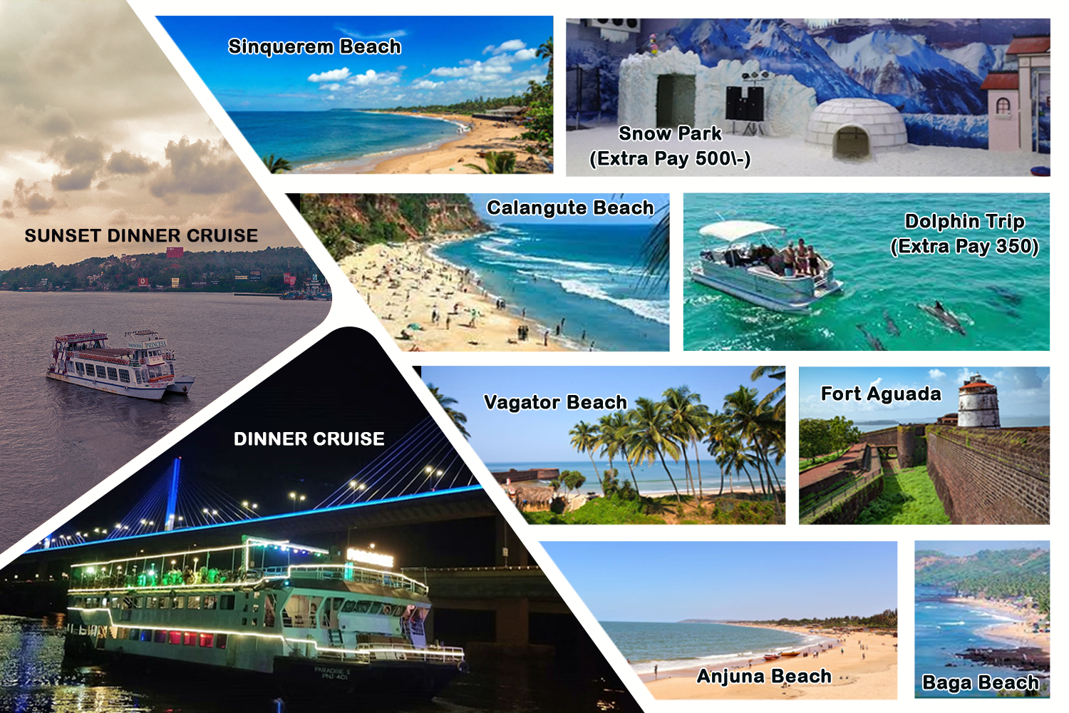 Goa Tour Package Without Hotel – Luxury Dinner Cruise on Mandovi River